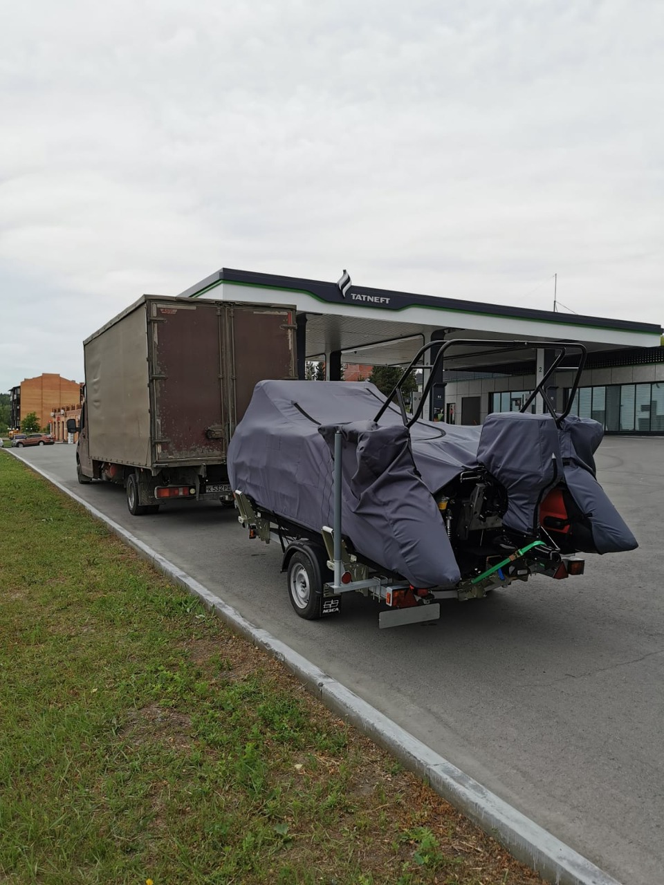 Лодка на прицепе, Бердск-Екатеринбург